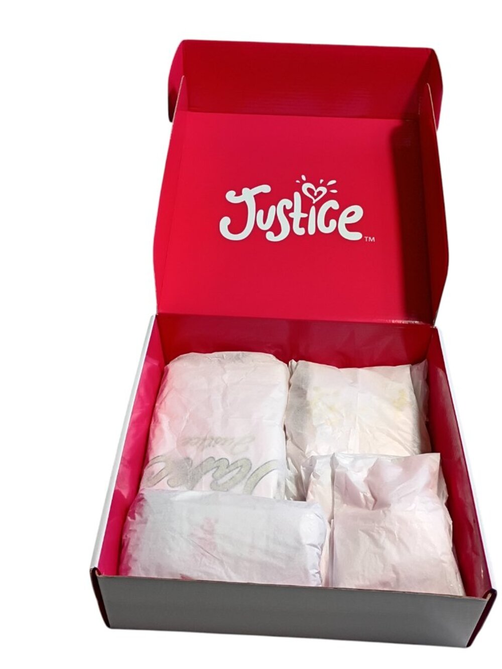 Justice Girls Dance Pink Gold 7 Piece Set, Size S 7/8